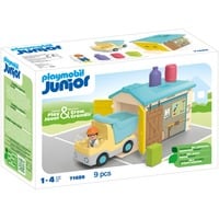 4008789716866 - 71686 Junior LKW mit Sortiergarage Konstruktionsspielzeug