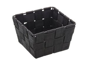 4008838127643 - Aufbewahrungs Korb adria schwarz Regal Box Ablage Organizer Bad Küchen - schwarz - Wenko