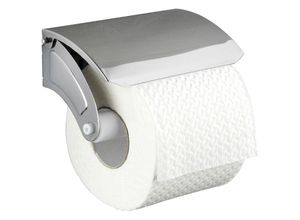 4008838178775 - Toilettenpapierrollenhalter Basic Silber glänzend Edelstahl rostfrei glänzend - silber glänzend - Wenko
