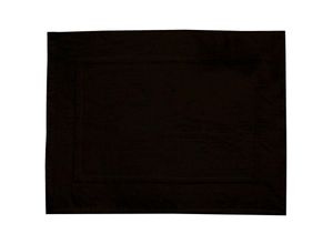 4008838208274 - Frottier Duschvorleger Paradise Schwarz Badematte 50 x 70 cm Schwarz Baumwolle schwarz - schwarz - Wenko