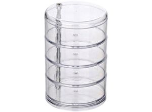 4008838209905 - Kosmetik Organizer Tower Transparent 4 Fächer Transparent Acryl transparent - transparent - Wenko