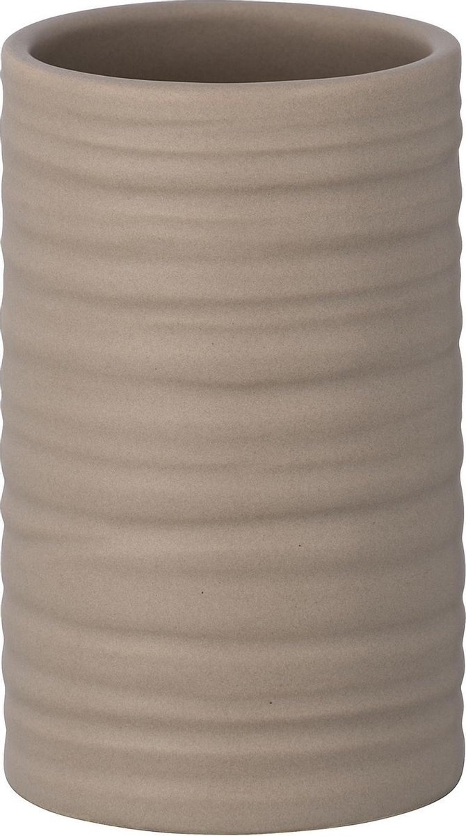 4008838247822 - Badezimmer Tasse Mila 65 X 10 Cm Keramik Beige