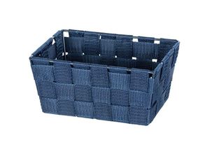 4008838251324 - Aufbewahrungs Korb Box Regal Adria Mini Bad Gäste wc Küche Kiste Küchen - blau - Wenko