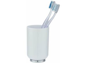 4008838283974 - Zahnputz Becher Bürsten Halter Ablage Badezimmer Accessoires posa Weiß - weiss - Wenko