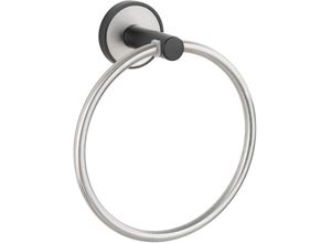 4008838317068 - WENKO UV-Loc® Handtuchring Udine Befestigen ohne Bohren mit innovativem Klebesystem Silber matt Edelstahl rostfrei matt - silber matt