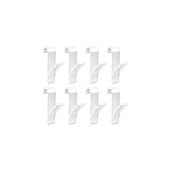 4008838318607 - Haken für Handtuchheizkörper Transparent 8er Set 8er Set Transparent Kunststoff transparent - transparent - Wenko