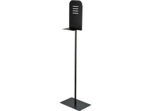 4008838335512 - Desinfektionsmittelspender-Ständer aus Edelstahl h 150 cm schwarz Wenko 4008838335512 - Desinfektionsmittelspender-Ständer aus Edelstahl h 150 cm schwarz Wenko