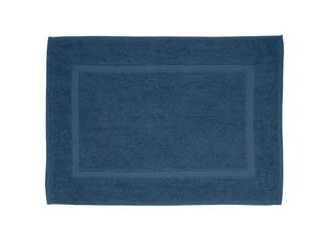 4008838349519 - Frottier Duschvorleger Paradise Dunkelblau Duschmatte 50 x 70 cm Blau Baumwolle blau - blau - Wenko