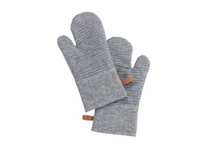 4008838359839 - WENKO Topfhandschuhe »Modell Ada Stripes« (Set 2 tlg) Ofen- und Grillhandschuhe extra langer Schaft Baumwollinnenseite