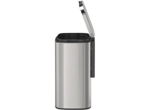 4008838377291 - Wand-Kosmetikeimer Sare Glänzend 5 l Easy Close Absenkautomatik Silber glänzend Edelstahl rostfrei glänzend - silber glänzend - Wenko