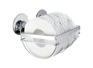 4008838582992 - Maximex TurboFIX Edelstahl Toilettenpapierhalter rostfrei Silber glänzend Edelstahl rostfrei silber - silber glänzend