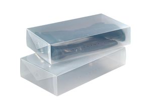 4008838600061 - Aufbewahrungsbox für Stiefel 2er Set transparent Transparent Polypropylen transparent - transparent - Wenko