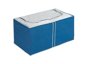 4008838655665 - Jumbo Box Air Kleider Box Schutz Hülle Staub Kleidung Textil Aufbewahrung - blau - Wenko