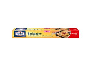 4008871200365 - Toppits ® 3-D Antihaft Backpapier 8 m Naturbraun 1 Packung = 1 Rolle