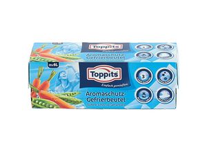 4008871200471 - Toppits® Gefrier-Beutel aus 3-Schicht-Folie mit verstärkter Mittelschicht 1 Packung = 10 Stück á 8 l Fassungsvermögen