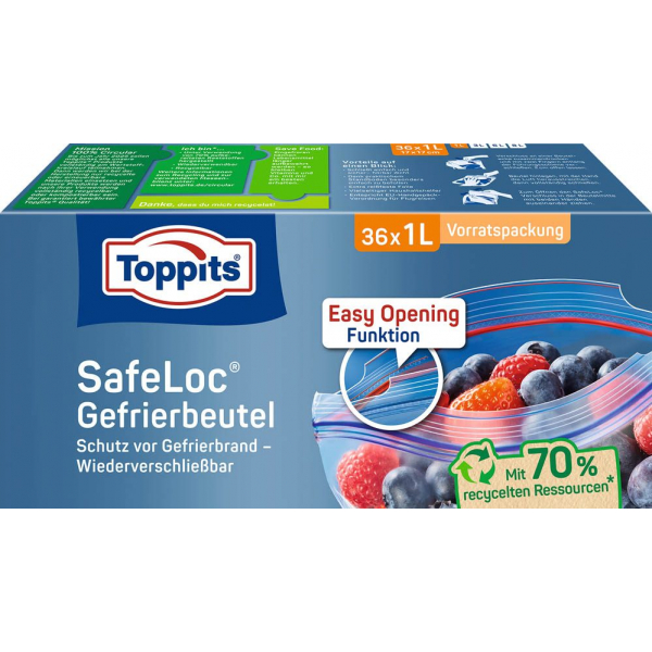 4008871210296 - 36 Gefrierbeutel SafeLoc 10 l 4008871210296 36 Stück