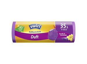 4008871215925 - Duft-Müllbeutel Vanille-Lavendel 35 l Reißfest & Dicht Müllsäcke & Müllsackständer - Swirl