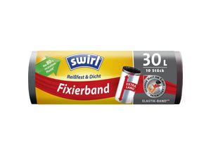 4008871215970 - Fixierband-Müllbeutel xl 30 l Reißfest & Dicht Müllsäcke & Müllsackständer - Swirl