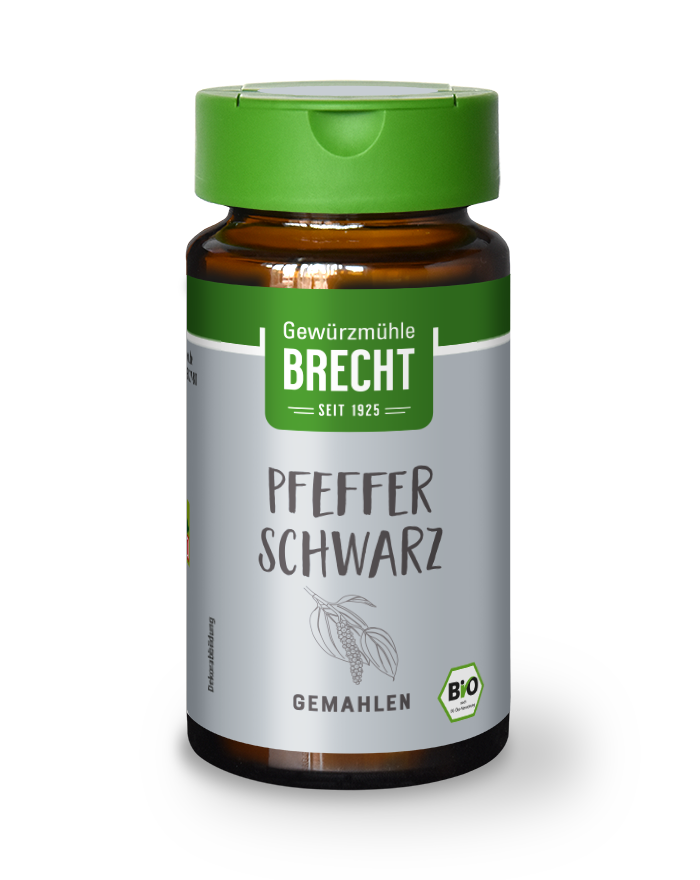 4008920109311 - Gewürzmühle Brecht Pfeffer schwarz gemahlen 40 g