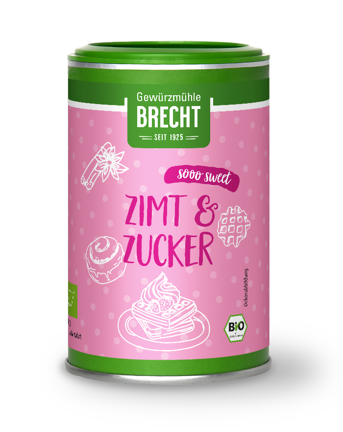 4008920177211 - Gewürzmühle Brecht Zimt & Zucker 140 g