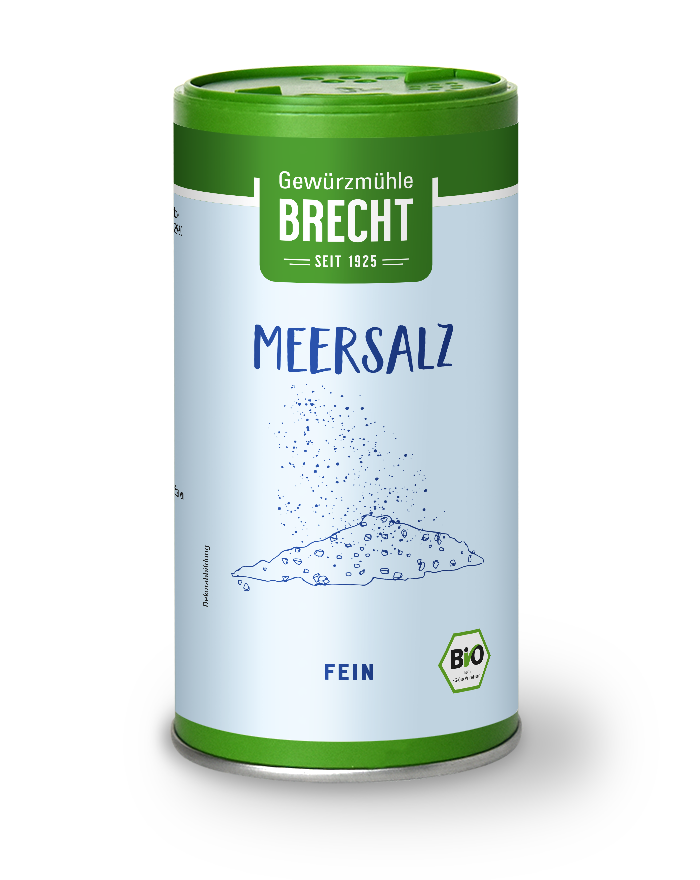 4008920220412 - Gewürzmühle Brecht Bio Meersalz fein 250 g