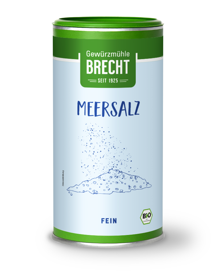 4008920220610 - Gewürzmühle Brecht Bio-Meersalz fein 550 g