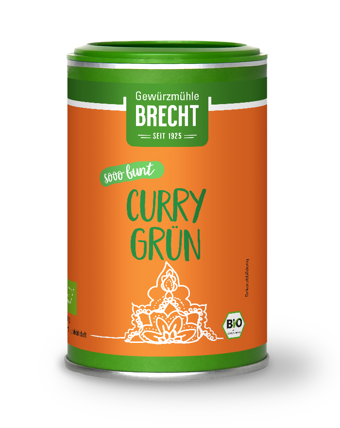 4008920236215 - Gewürzmühle Brecht Curry Grün 55 g