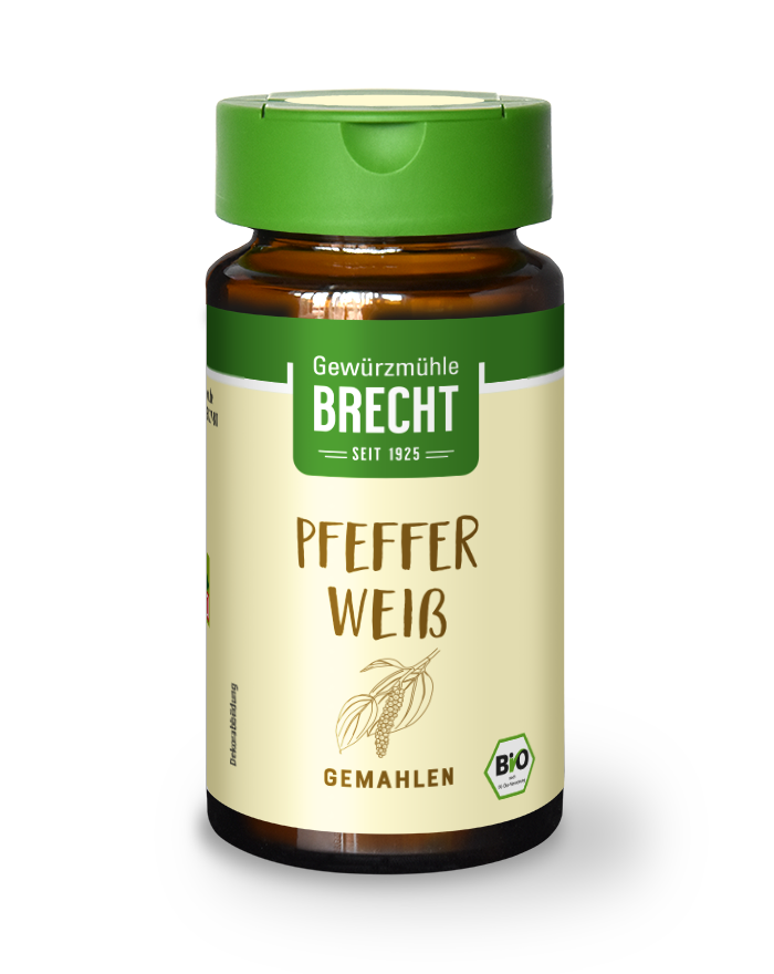 4008920324127 - Gewürzmühle Brecht Pfeffer weiß gemahlen 35 g