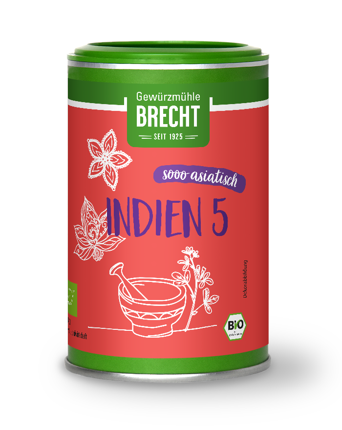 4008920342213 - Gewürzmühle Brecht Indien 5 70 g