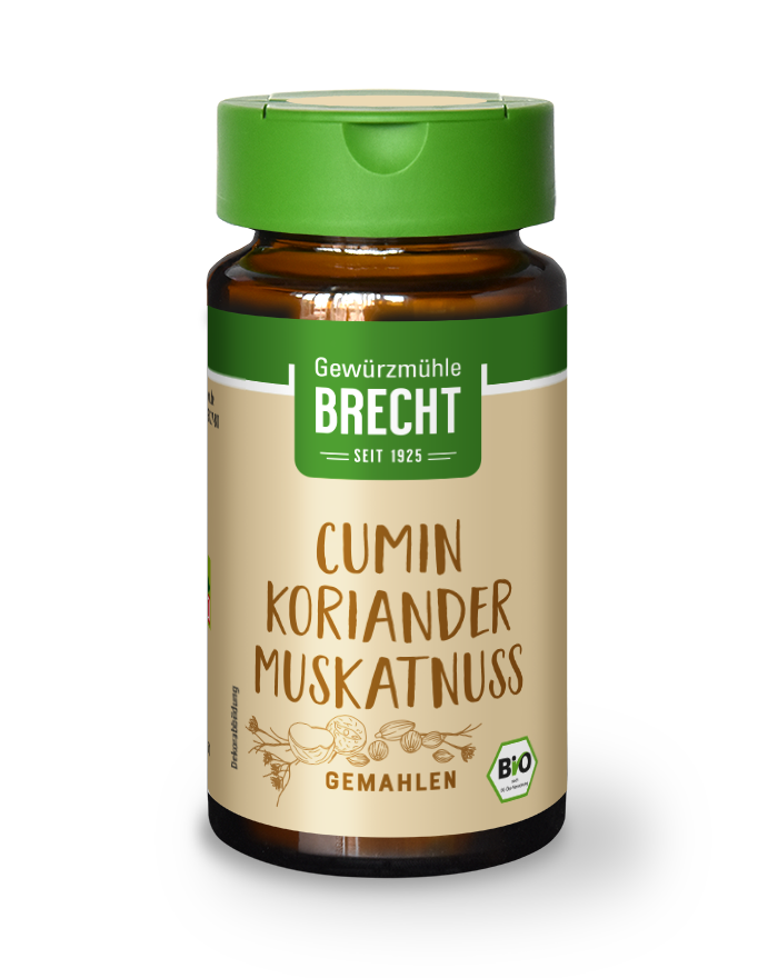 4008920633311 - Gewürzmühle Brecht Cumin-Koriander-Muskatnuss gemahlen 35 g