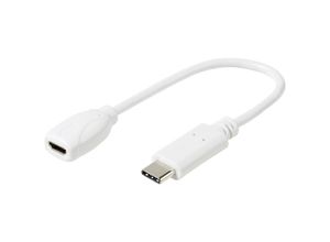 4008928375589 - Handy Adapter [1x Micro-USB-Buchse - 1x usb 20 Stecker c] DCAVVUSBCMB02W 2000 cm - Vivanco