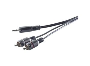 4008928502695 - Speaka Professional - SP-1300904 Cinch   Klinke Audio Anschlusskabel [2x Cinch-Stecker - 1x Klinkenste