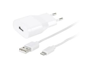 4008928600186 - USB-Ladekabel USB 20 USB-A Stecker Apple Lightning Stecker 120 m Weiß beidseitig verwendbarer Stecker (60018)