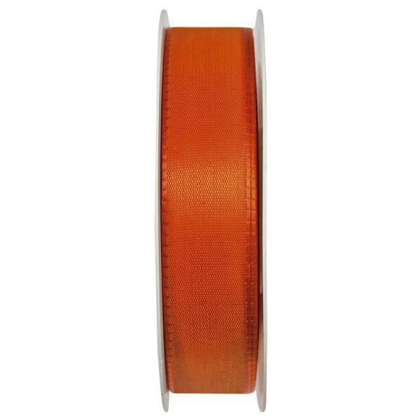 4008953076291 - Geschenkband Taftband 25mm x 50m orange 4008953076291 50 Meter