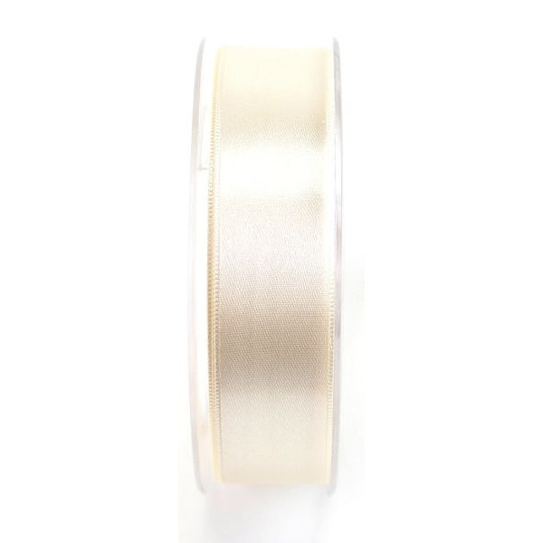 4008953229505 - Geschenkband Doppelsatinband 25mm x 25m creme 4008953229505 25 Meter