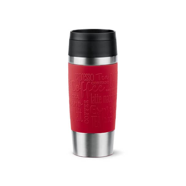 4009049544823 - N2020400 Isolierbecher Travel Mug dunkelrot 4009049544823 EMSA