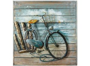 4009079389135 - Metallbild GILDE GALLERY Kunstobjekt Enjoy The Ride Bilder Gr B H T 800 cm x 80 cm x 65 cm 1 St bunt Bild Metallbilder Bilder