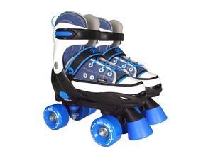 4009197301354 - Rollschuhe Quad Style blau-weiß 32-35