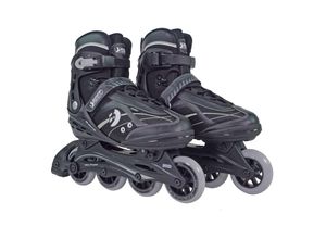 4009197301804 - Inline Skates für Teenager + Erwachsene schwarz 37-38