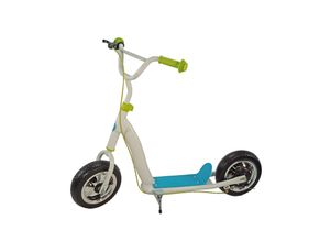 4009197304584 - Kinderscooter mit Ballonreifen 10 Zoll und Trommelbremse weiß