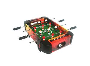 4009197581015 - Mini Tischkicker Kinder Goal in 53 x 31 cm I Kickertisch klein ideal für das Tischfussball Kinder Match I Mini Kicker Tischfussball mit 12 Spielern und 2 Bällen I Mini Football Game