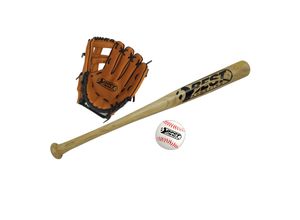 4009197630409 - Baseball Set für Kinder Schläger Handschuh und Baseball + Tragetasche