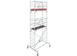 4009199771049 - Alu-Fahrgerüst Serie 10 200 kg m² TÜV-geprüft höhenverstellbare Rollen L 2000 x B 750 x H 6400 mm