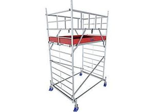 4009199945112 - Alu-Fahrgerüst Krause ProTec XXL 200 kg m² TÜV-geprüft gebremste Rollen L 2000 x B 1400 x H 4300 mm