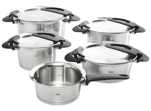 4009209309224 - Topf-Set FISSLER Intensa Töpfe Gr + silberfarben Topfsets Topf Induktion