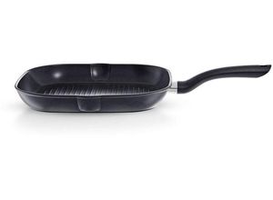 4009209375571 - Grillpfanne FISSLER Cenit Pfannen Gr Ø 28 cm schwarz Grillpfannen Ø 28 cm mit ergonomischem Griff Induktion Made in Italy