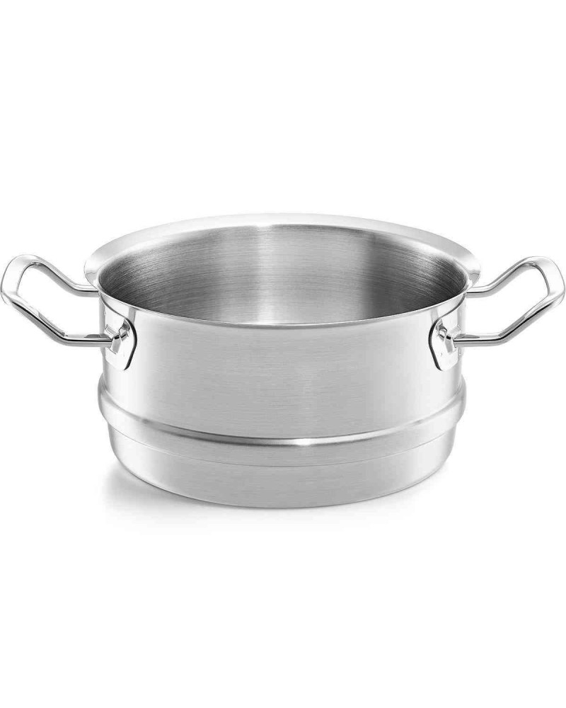 4009209380735 - Dämpfeinsatz FISSLER ORIGINAL-PROFI COLLECTION silber (silberfarben) Ø20cm Edelstahl 18 10 Topfeinsätze Made in Germany aus 18 10 Edelstahl Kaltmetallgriff