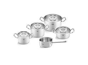 4009209383996 - Topf-Set Original-Profi Collection® Edelstahl 18 10 (Set 5-tlg Kochtopf 16 20 24 + Bratentopf 20cm + Stielkasserolle 16cm oD) Made in Germany silberfarben