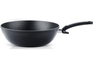 4009209384917 - Wok FISSLER Adamant Pfannen Gr Ø 30 cm + Höhe 125 cm schwarz Woks cookstar Allherdboden adamant Antihaftversiegelung Made in Germany