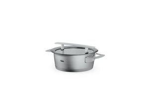 4009209393414 - Bratentopf FISSLER Phi Collection Töpfe Gr 23 l + Ø 20 cm + Höhe 115 cm silberfarben Bratentöpfe cookstar Allherdboden  Edelstahl 1810  Made in Germany